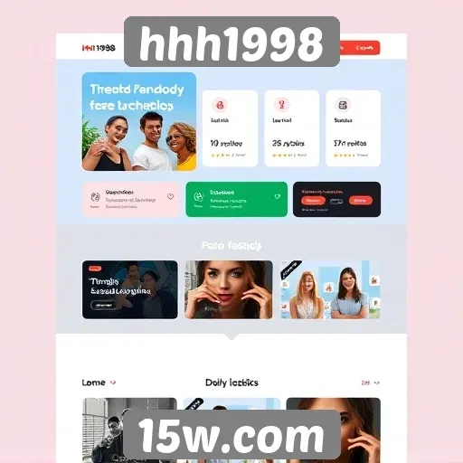 Exploração das funcionalidades do site hhh1998